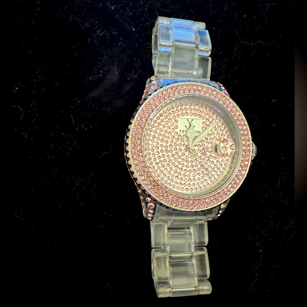 Swarovski Crystal ToyWatch - Rare Edition - Pink